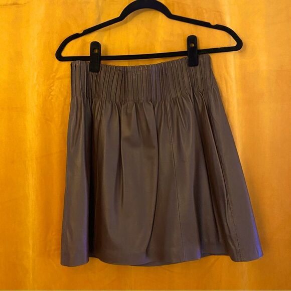 Theory Dresses & Skirts - Vintage Theory Leather Miniskirt